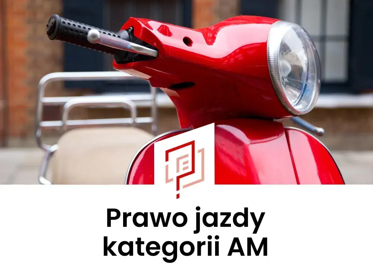 Czerwony skuter, symbol wolności i miejskiej mobilności. Zdobądź kartę motorowerową kategorii AM i poczuj wiatr we włosach!