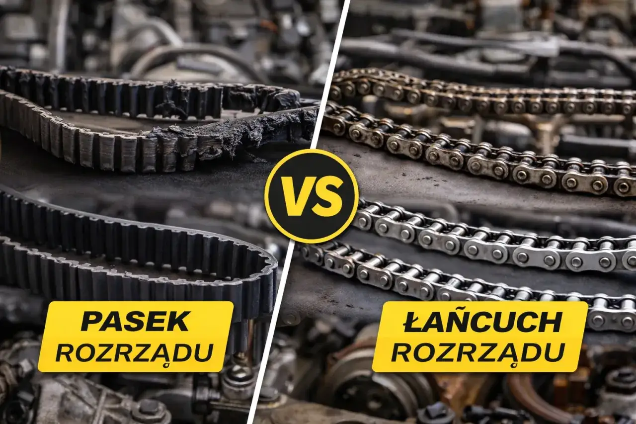 Pasek rozrządu vs łańcuch rozrządu DOHC. Porównanie zużycia i budowy.